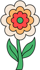 Groovy Retro Sticker