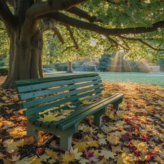 bench in the park