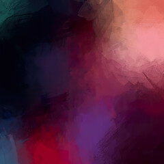 colorful background abstract gradient dark maroon to pale color of green, blue beige and black blended shadow abstract brush stroke effect illustration 