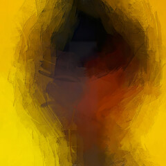 colorful background abstract gradient yellow to orange and black blended shadow abstract brush stroke effect illustration 