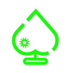 The latest love and hibiscus leaf icons in various shapes and colors