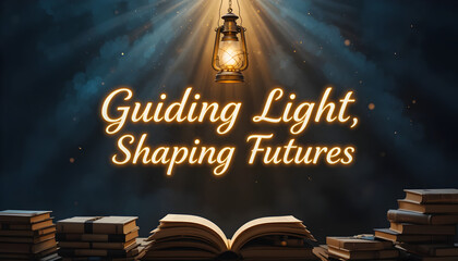 Guiding Lantern Open Book Knowledge Education Future Concepts