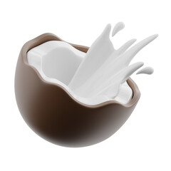 Coconut 3d Illustration