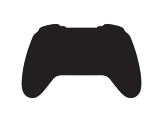 Gaming Controller Silhouette for Console Game Vector Graphics