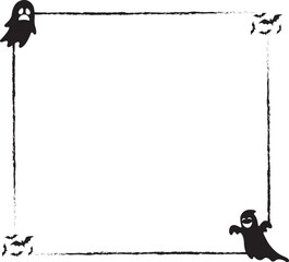 Spooky Halloween Bats Frame