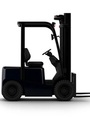 Industrial Lifter: A detailed, high-angle shot showcasing a black industrial lifter against a clean white backdrop. The focus is on its design and build.