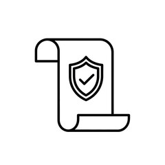 Data Privacy and Security Policy Outline Icon