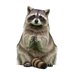 raccoon isolated on transparent background