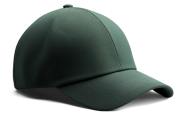 PNG Army Green Six Panel Dad Cap Mockup With Transparent Bakcground
