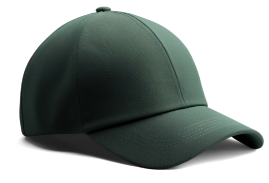 PNG Army Green Six Panel Dad Cap Mockup With Transparent Bakcground