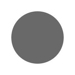 Isolated Circular Shape on Transparent Background