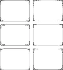 Elegant Vintage Frame Collection|Retro Ornamental Borders & Frames Set|Classic Decorative Frame Vector Bundle|Luxury Vintage Ornament Frames|Royal Decorative Frame & Border Collection|Floral Ornamenta