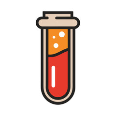 Science Test Tube Icon