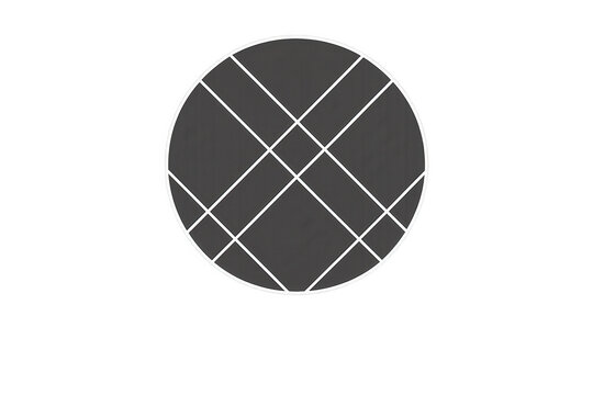 Circle photo collage with grid template, creating a transparent background image layout for memory display