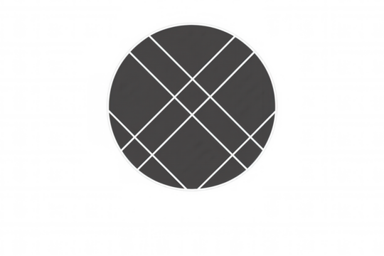 Circle photo collage with grid template, creating a transparent background image layout for memory display