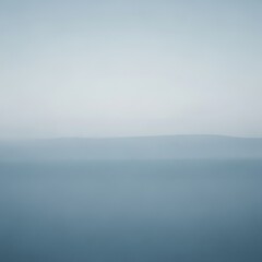 Serene Ocean Horizon - A Minimalist Landscape of Tranquility.