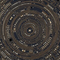 Circular Circuit Board Design - Technologys Concentric Rings.
