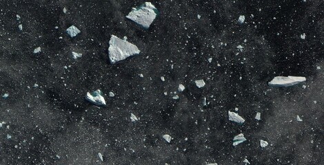 Antarctica: High-Resolution Aerial View of Vast Ice Fields, Glaciers, and the Pristine Southern Ocean Landscape