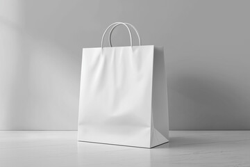 white paper bag