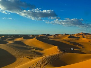 sand dunes in the desert