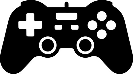 game controller silhouette vector illustration © CraftB