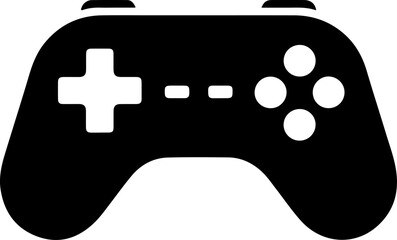 game controller silhouette vector illustration