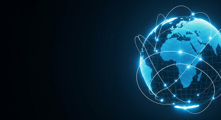 Abstract Background financial digital technology network communication connect people globally with blockchain networking