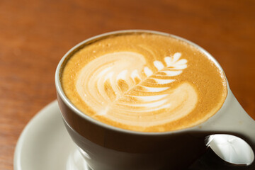 cup of coffee with foam