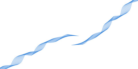 Obraz premium Blue Wave Line Abstract Background Template for Business or Technology Banner. Abstract Blue Waves Background. Abstract flowing blue waves on white background. Blue Wave Line Abstract Background. 