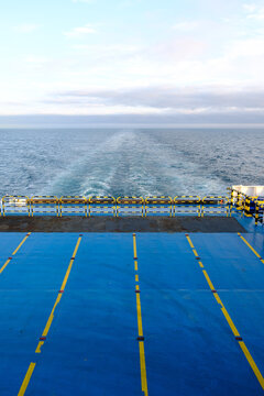 Taking the ferry from Roscoff to Plymouth across the English Channel