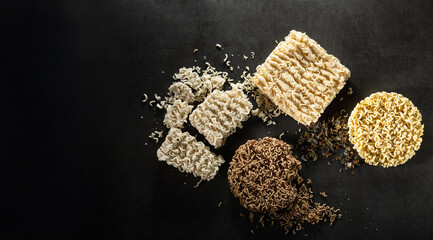 Instant noodles, food ingredients