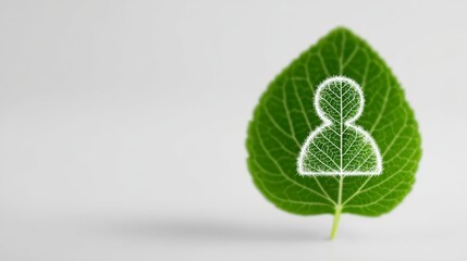 Intricate green leaf pattern reveals nature s beauty captivating view of nested green leaf nature s artistry