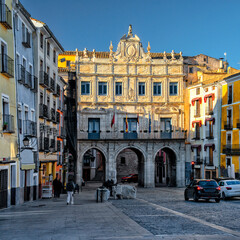 Fototapeta premium Cuenca. Spain. Castile La Mancha. Travel and tourism in Europe. Spanish Architecture and History 