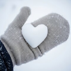 Winter Wonderland with Snowy Trees and Clear Blue Sky