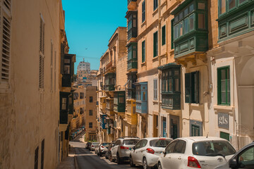 Valletta, Malta – City View with Boats and Historic Streets