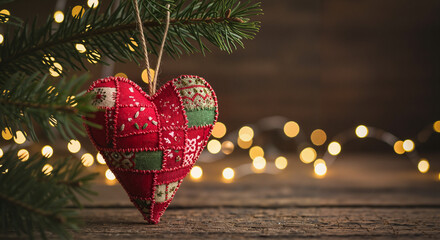 Christmas Heart Ornament