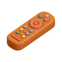remote, PNG,isolated,no background,assets,3d,clay,render,illustration,toycore