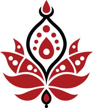 folk art kolka design hand drawn vector illustration