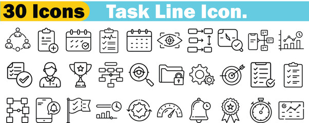 task list vector icon, on white background.