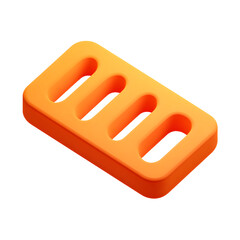 A vent, PNG,isolated,no background,assets,3d,clay,render,illustration,toycore
