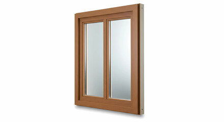 Obraz premium wooden window with clipping path
