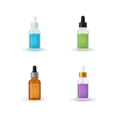 Elegant Dropper Bottle for Essential Oils and DIY Projects