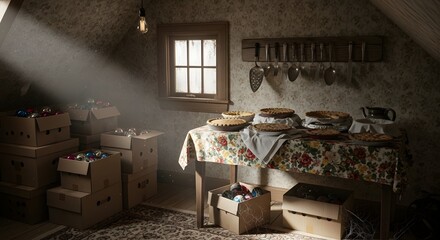 Cozy Thanksgiving Day Gathering with Rustic Decor and Homemade Classics