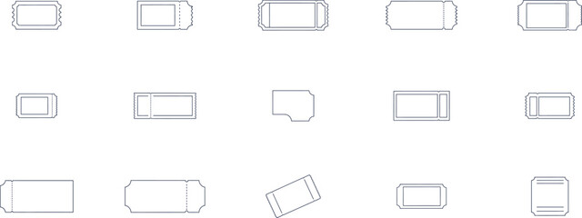 vintage ticket template vector designs for events, promotions, and customizable marketing campaign use