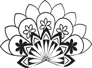 Elegant Paper Cut Layered Abstract Design