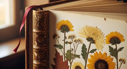 Festive Thanksgiving Celebration with Dried Flowers and Traditional Decor