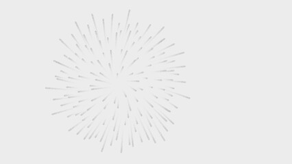 Obraz premium Symmetrical White Radial Starburst Explosion Graphic with Speed Lines Effect Isolated on Transparent Background