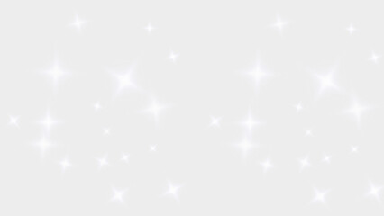 Bright Star-Shaped Lens Flare Sparkle Overlay Isolated on a Transparent Background for Magic or Celebration Effect