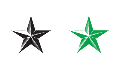vector illustration of a star. EPS 10