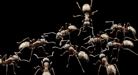Ant Colony Cooperation - A Macro View of Insect Teamwork.